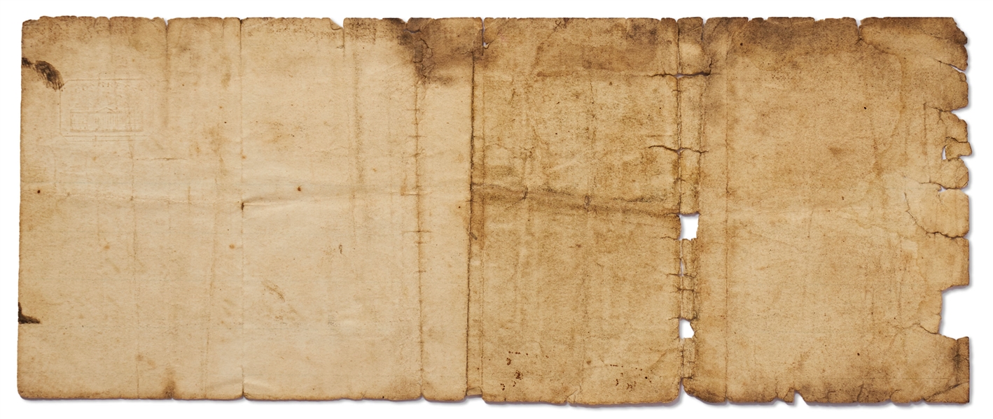 Rare Confederate Parole Document From Appomattox Court House, the Last Battle of the Civil War