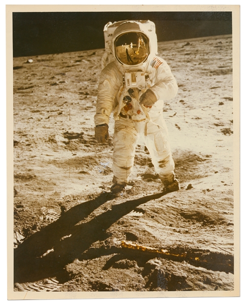 Apollo 11 ''Visor'' Photo Printed on ''A Kodak Paper''
