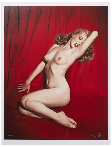 Tom Kelley Limited Edition Giclee Photograph of Marilyn Monroe -- ''Pose #1'' Photo Measures 17'' x 22''