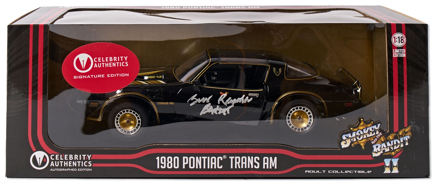 Burt Reynolds Signed Trans Am Model Car From ''Smokey and the Bandit''