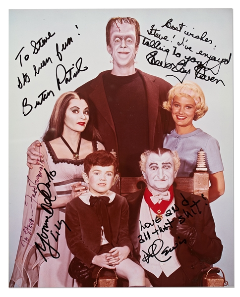 Scarce ''The Munsters'' Cast-Signed 8'' x 10'' Photo Including Beverley Owen's Signature -- With PSA/DNA COA