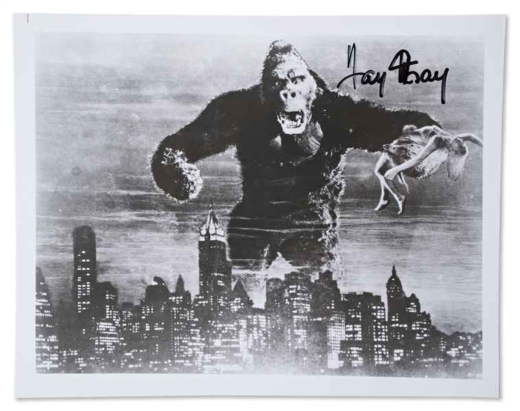 Fay Wray Signed ''King Kong'' Photo Measuring 9.75'' x 8''
