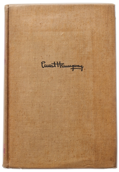 Ernest Hemingway Signed First Edition, First Printing of His Classic ''For Whom The Bell Tolls''