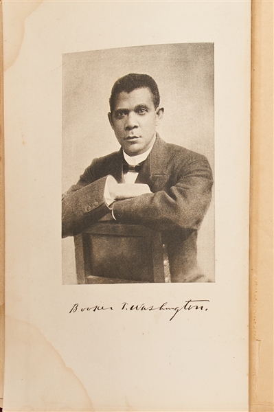 Booker T. Washington Signed First Edition, First Printing of His First Major Publication, ''The Future of the American Negro''
