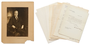Large Herbert Hoover Archive -- Includes One Photo Signed by Hoover and 47 Letters Signed, Including One as President
