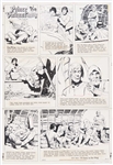 John Cullen Murphy Prince Valiant Sunday Comic Strip Original Artwork -- #1852 Dated 6 August 1972
