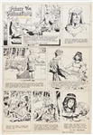 John Cullen Murphy Prince Valiant Sunday Comic Strip Original Artwork -- #1892 Dated 13 May 1973