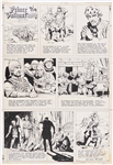 John Cullen Murphy Prince Valiant Sunday Comic Strip Original Artwork -- #1903 Dated 29 July 1973