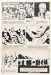 John Cullen Murphy Prince Valiant Sunday Comic Strip Original Artwork -- #1951 Dated 30 June 1974