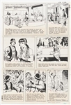 John Cullen Murphy Prince Valiant Sunday Comic Strip Original Artwork -- #2037 Dated 22 February 1976