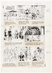 John Cullen Murphy Prince Valiant Sunday Comic Strip Original Artwork -- #2144 Dated 12 March 1978