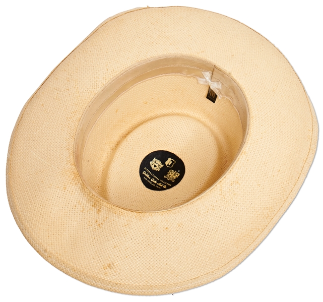Truman Capote's Straw Hat, Famously Worn by Capote on the Cover of ''People'' Magazine in 1976