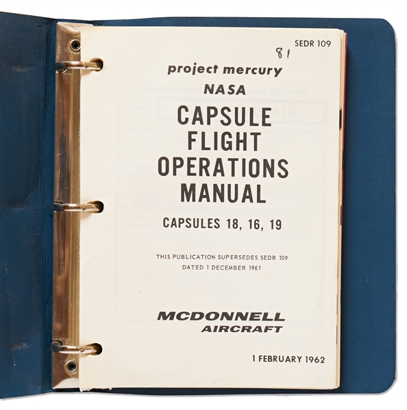 Project Mercury ''Capsule Flight Operations Manual'' from February 1962