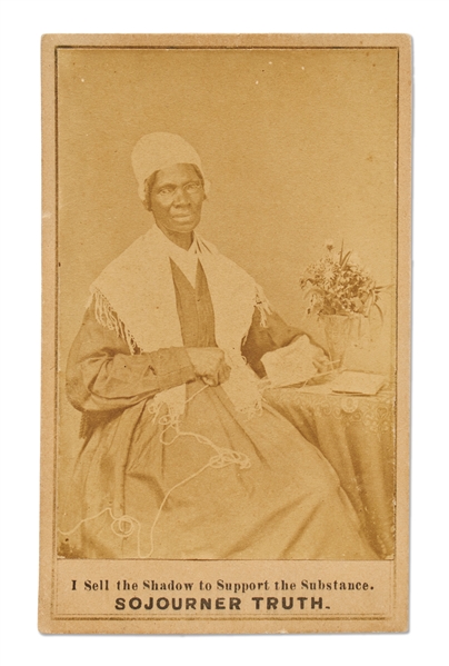 Original Sojourner Truth CDV from 1864
