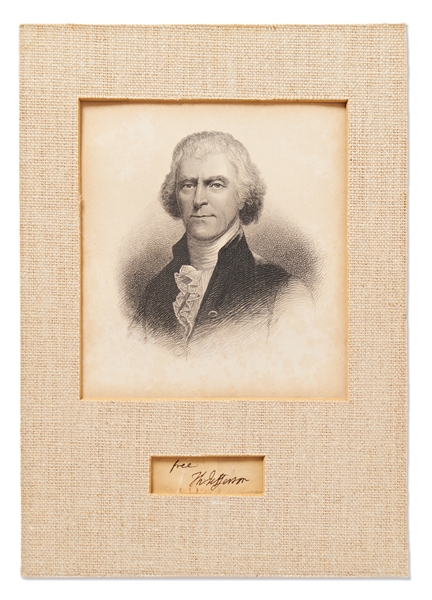 Thomas Jefferson Free Frank Signature