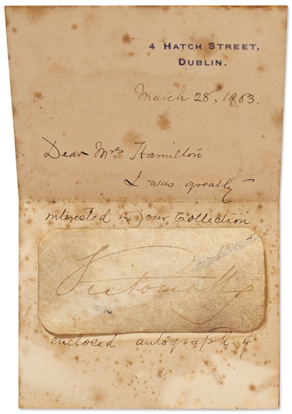 Incredible Archive of 19th Century Explorers -- Includes a David Livingstone Autograph Letter Signed During the Zambezi Expedition, Three Letters by Charles G. Gordon, Queen Victoria Signature, Etc.