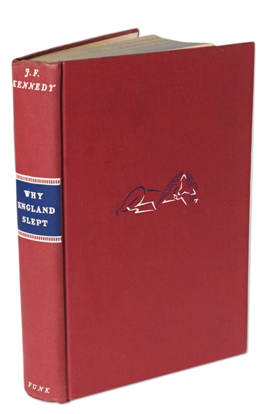 First Edition, First Printing of ''Why England Slept'' by John F. Kennedy