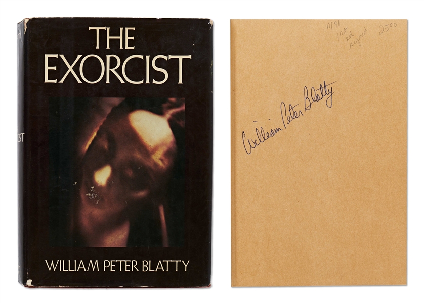 William Peter Blatty Signed First Edition, First Printing of ''The Exorcist''