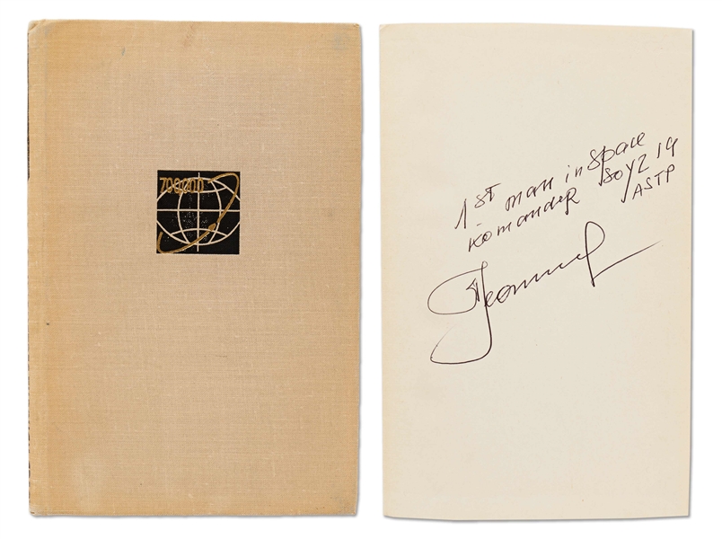 Alexei Leonov Signed Copy of ''700,000 Kilometres Through Space'' -- Leonov Writes ''1st Man in Space''
