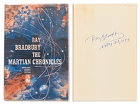 Ray Bradbury Signed First Edition, First Printing of The Martian Chronicles -- In First Printing Dust Jacket