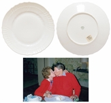 Ronald & Nancy Reagan Personally Owned & Used Dinner Plate