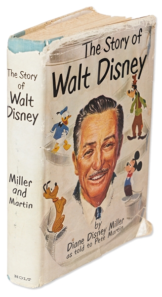 Walt Disney Signed First Edition of The Story of Walt Disney -- With Phil Sears COA