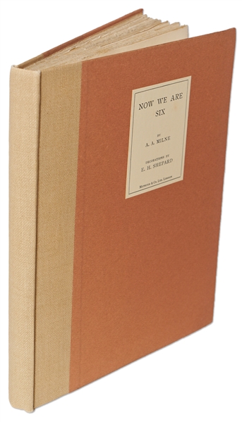 A.A. Milne & Ernest H. Shepard Signed 1927 Limited Edition of ''Now We Are Six'' -- In Original Dust Jacket