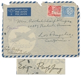 Carl Jung Signed Holograph Envelope -- Signed as Ex. Prof. Jung