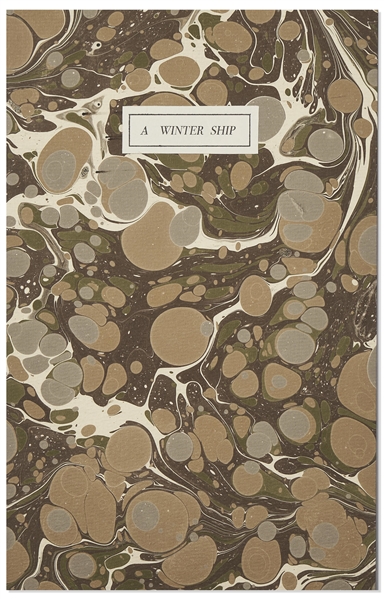 First Edition of Sylvia Plath's Poem ''A Winter Ship'' -- One of Only 60 Copies Extant, Personally Owned by Sylvia Plath