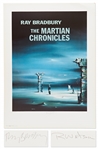 The Martian Chronicles Limited Edition Lithograph Signed by both Ray Bradbury and Artist Robert Watson