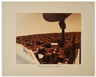 NASA Large Format Photograph of the Viking Lander on Mars -- Measures 14 x 11 on a 20 x 16 Presentation Mat Board