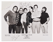 Grateful Dead Signed 10" x 8" Photo -- Signed by 5 Members of the Band Including Jerry Garcia -- With Roger Epperson COA