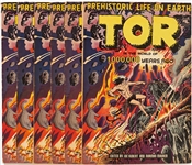 6 Copies of Tor #3 (St. John, 1954) -- Light Chipping and Edgewear, Writing or Stamp on Covers of 3