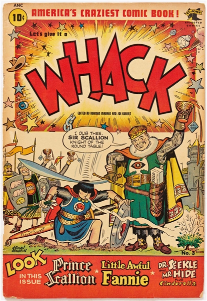 15 Copies of ''Whack'' #3 (St. John, 1954) -- Light Chipping & Edgewear