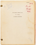 Moe Howard Annotated & Signed Script for The Frances Langford Show for Rexall in 1960, with Stooges Skit Part of the Episode -- Final Stooges MOE Written on Cover -- Runs 75pp. -- Very Good
