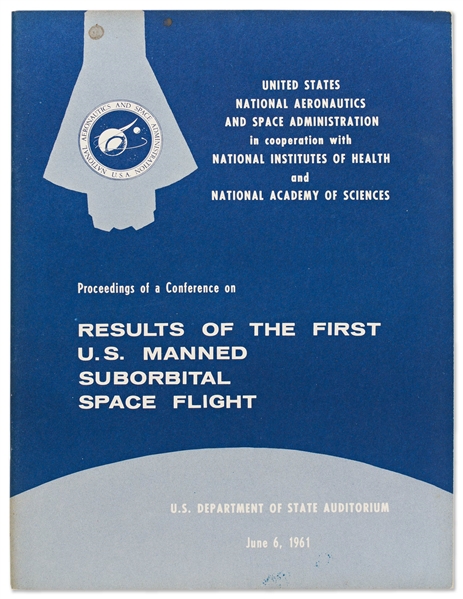 NASA Report on the Results of Mercury-Redstone 3, the First U.S. Manned Suborbital Space Flight