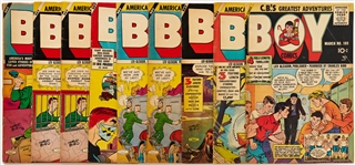 9 Copies of Boy Comics (Lev Gleason, 1952-55) -- 1 of #84; 2 of #85; 1 of #86; 2 of #87; 1 of #91; 1 of #92; 1 of #109 -- Light to Moderate Wear, Stamp on Back Cover of #84, #86, #87 (Both) & #109