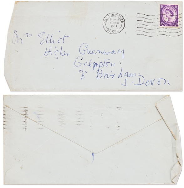 Agatha Christie Autograph Letter Signed from 1964