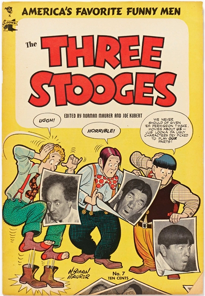 9 Copies of ''Three Stooges'' #7 (St. John, 1954) -- Light Wear