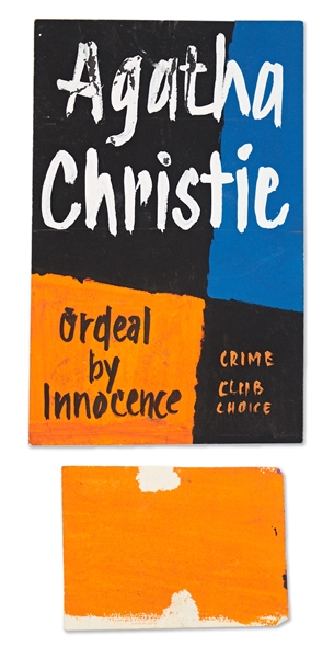 Original First Edition Artwork by William Randal for the Agatha Christie Crime Novel ''Ordeal by Innocence''