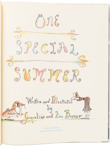 Jackie Kennedy Signed First Printing of ''One Special Summer'' Chronicling Her Trip to Europe with Her Sister Lee -- Autographed Edition Also Signed by Lee Bouvier