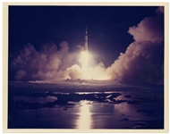 NASA Photo Showing the Apollo 17 Liftoff