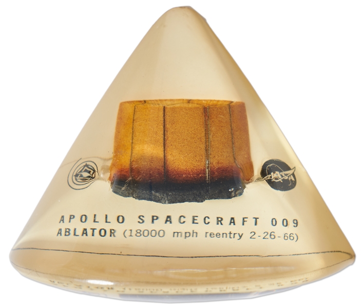 Apollo AS-201 Flown Heat Shield -- From the Command & Service Module of the 1966 Mission that Tested the Functionality of the Heat Shield Upon Reentry