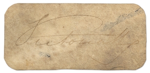 Queen Victoria Signature