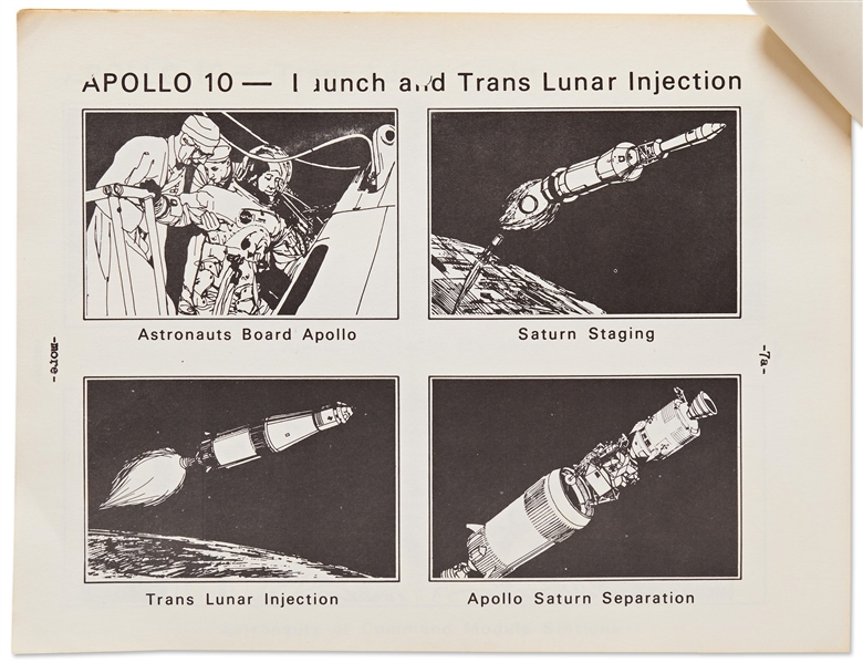 Original Apollo 10 Press Kit Issued in 1969 -- Over 100 Pages