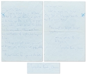 Jackie Kennedy Autograph Letter Signed with Her Full Name Jacqueline Kennedy Onassis -- Jackie Thanks Someone for Finding the Familys Lost Puppy & Also Extends Sympathy on the Death of His Son