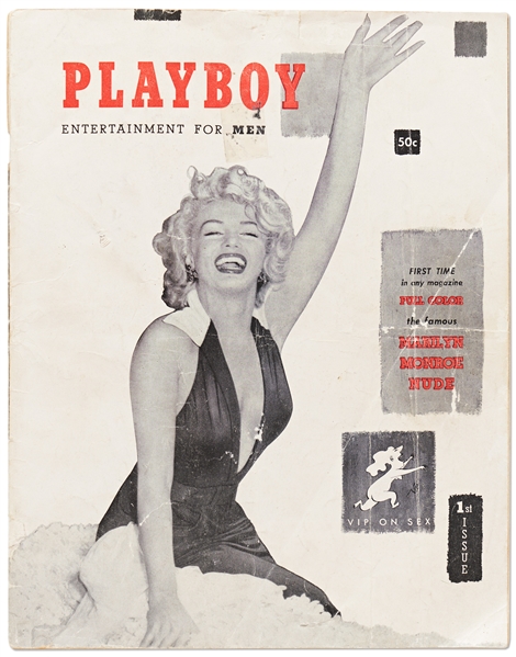 First Issue of ''Playboy'' Featuring Marilyn Monroe From December 1953