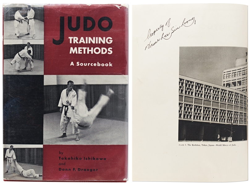 Bruce Lee's Personally Owned ''Judo Training Methods'' Book -- With Ownership Inscription of Lee, ''Property of / Bruce Lee Sui Loong'' -- With University Archives COA