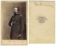 General William Rosecrans Civil War CDV -- With Anthony Backmark, From Brady Negative -- 2.5 x 4 -- Very Good Condition