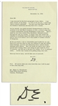 Dwight D. Eisenhower 1956 Typed Letter Signed as President -- ...I am sure no man can continue to take the steady daily beatings...without finally showing some effects...